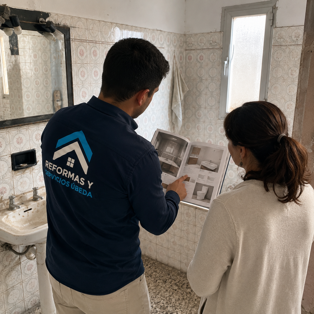Materiales de calidad en baños y vivienda Úbeda Explicando materiales para reforma